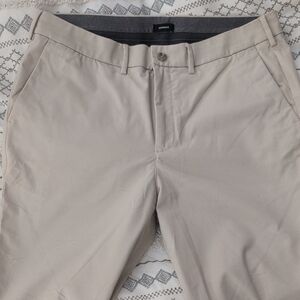Express Men's Hyper Stretch Chinos 34x32 Light Khaki EUC